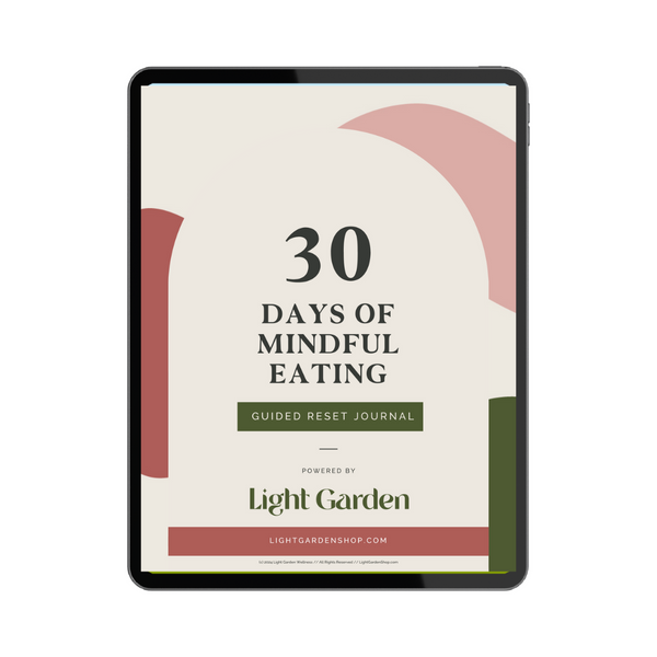 30 Days of Mindful Eating - Guided Reset Journal